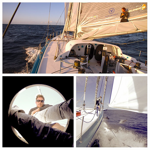 Conrad at sea